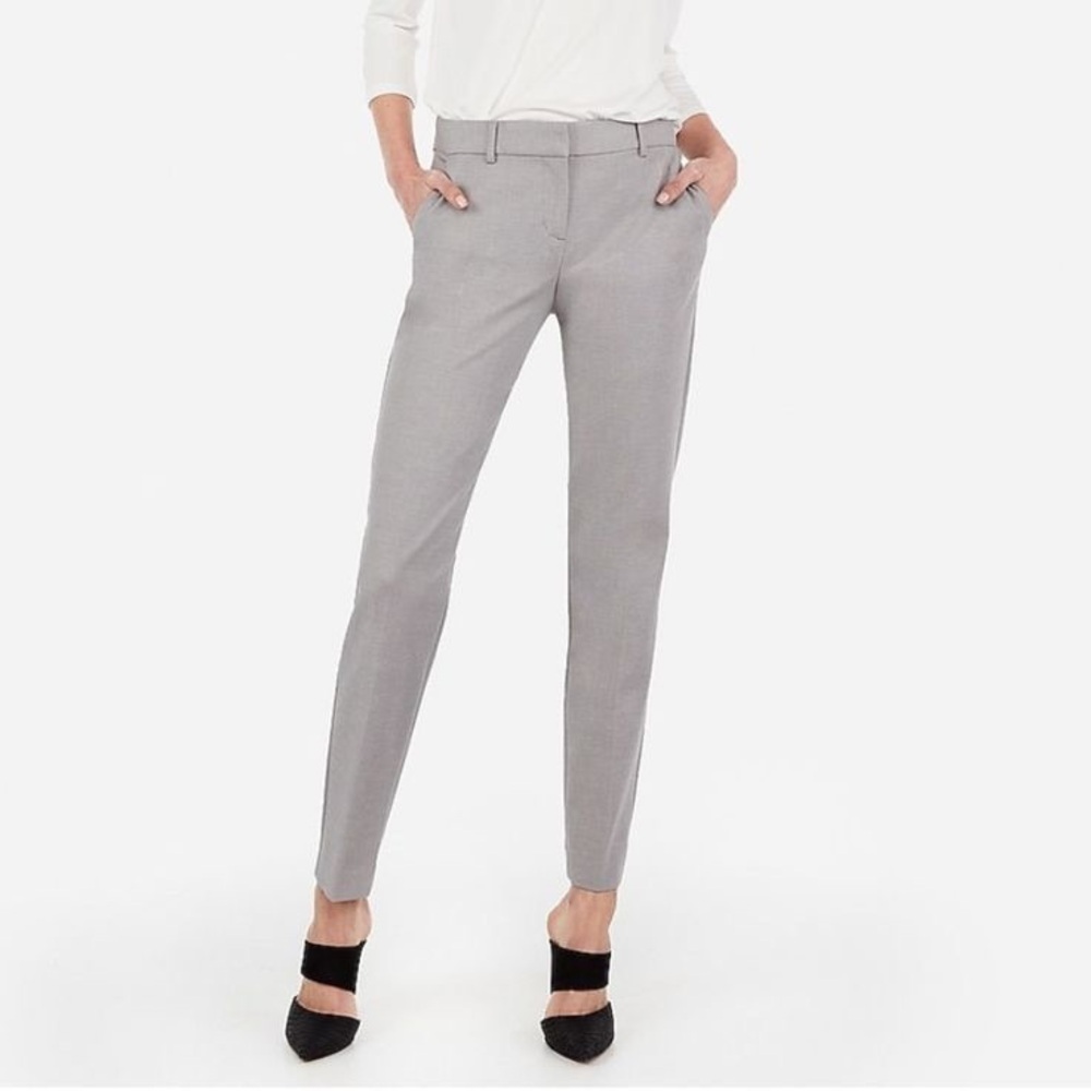 Express Columnist mid rise ankle dress pants